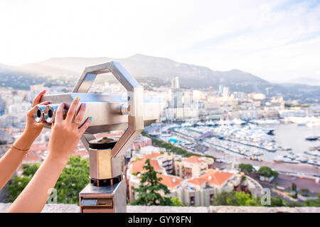 Monte-Carlo Stadtbild Ansicht Stockfoto