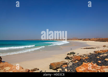 Boa Vista, Strand Santa Monica, Kap Verde, Boa Vista Stockfoto