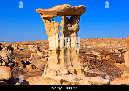 Alien Thron im Tal der Träume, USA, New Mexico, das Tal der Träume Stockfoto