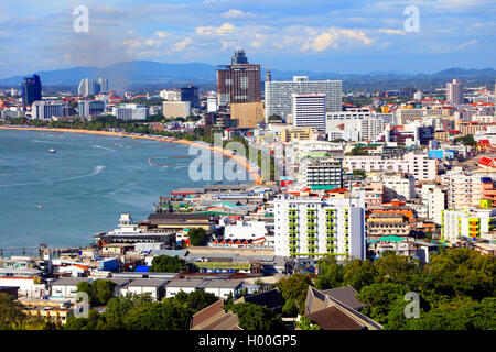 Blick auf Pattaya, Thailand, Pattaya Stockfoto