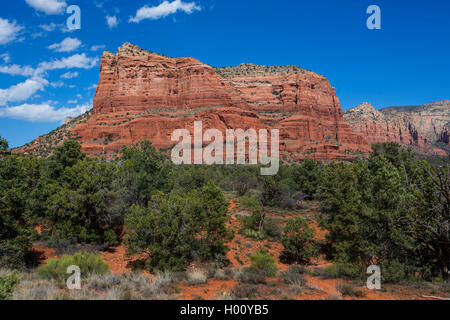 Courthouse Butte, USA, Arizona, Coconino National Forest, Sedona Stockfoto