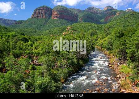 Landschaft am Blyde River Canyon, Südafrika, Mpumalanga Stockfoto