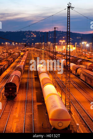 Schalter yard Hagen-Vorhalle, Deutschland, Nordrhein-Westfalen, Ruhrgebiet, Hagen Stockfoto