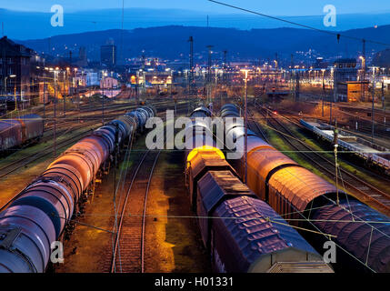 Schalter yard Hagen-Vorhalle, Deutschland, Nordrhein-Westfalen, Ruhrgebiet, Hagen Stockfoto