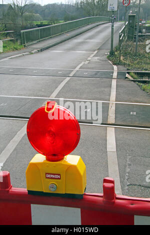 Vollständige Schließung eines maroden Brücke, Deutschland Stockfoto