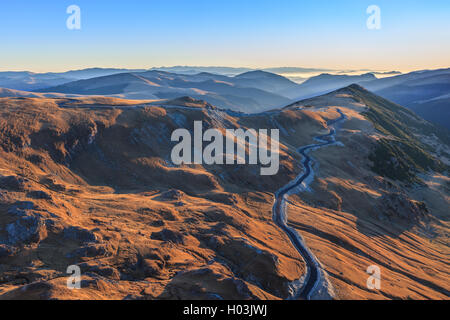 Transalpina Straße 2145m, Rumänien Stockfoto