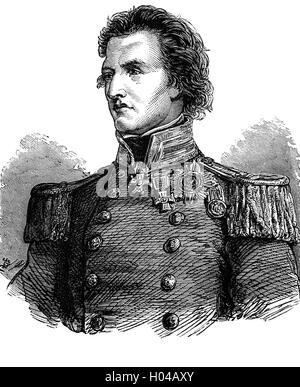 Kapitän Sir William Peel (1824 – 1858) war ein britischer Marineoffizier und Empfänger des Victoria Kreuzes und der dritte Sohn von Premierminister Sir Robert Peel.  Er diente während der indischen Meuterei und wurde bei der Linderung von Lucknow verwundet. Im Alter von 33 Jahren starb er an Pocken in Lucknow, Indien, am 27. April 1858. Stockfoto