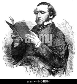 Hugh McCalmont Cairns, 1. Earl Cairns (1819 – 1885) war ein britischer Staatsmann, der als Lordkanzler von Großbritannien während der ersten beiden Ministerien von Benjamin Disraeli diente. Ein prominenter konservativer Staatsmann im House Of Lords, diente er auch als der siebzehnten Kanzler der University of Dublin zwischen 1867 und 1885. Stockfoto