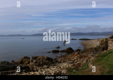 Strand Drumadoon Bay in der Nähe von Blackwaterfoot Isle of Arran Schottland September 2016 Stockfoto