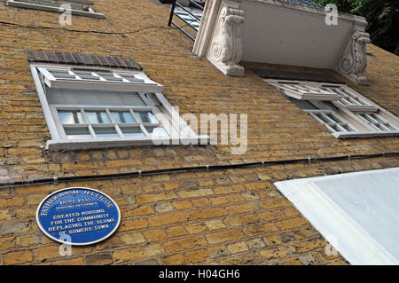 Somers Town, Euston, Vater Basil Jellicoe Denkmal Stockfoto