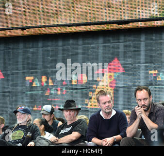 Bristow, VIRGINIA, USA. 17. September 2016. Die Pressekonferenz beginnt FARM AID in BRISTOW, VIRGINIA am 17 SEPTEMBER 2016.photo © Jeff Moore © Jeff Moore/ZUMA Draht/Alamy Live News Stockfoto