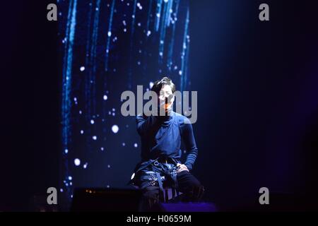 Seoul, Korea. 19. Sep, 2016. UNENDLICHE halten Schaufenster 6. Mini Album unendlich nur in Seoul, Korea am 19. September 2016 zu fördern. (China und Korea Rechte heraus) © TopPhoto/Alamy Live-Nachrichten Stockfoto