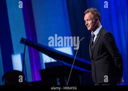 New York, NY, USA. 19. Sep, 2016. Stachel im Ankunftsbereich 10. jährlichen Clinton Global Citizen Awards, Sheraton New York Times Square Hotel, New York, NY 19. September 2016. Bildnachweis: Steven Ferdman/Everett Collection/Alamy Live-Nachrichten Stockfoto