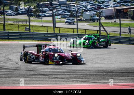 18.09.2016. Circuit of the Americas, Austin, Texas, USA.  WEC 6 Stunden Endureance Rennen.  #43 RGR SPORT VON MORAND (MEX) LIGIER JS P2 NISSAN LMP2 RICARDO GONZALEZ (MEX) FILIPE ALBUQUERQUE (PRT) BRUNO SENNA (BRA) Stockfoto