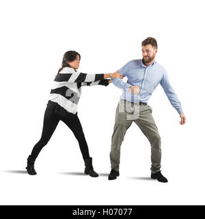 Paare streiten Stockfoto