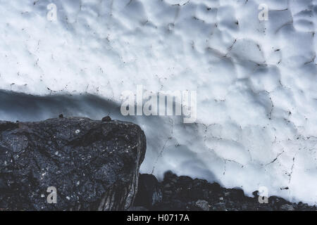 Großen vier Eishöhlen Stockfoto