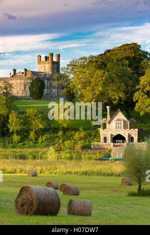 Crom Castle - der angestammten Heimat zu Herr Erne und Crichton Familie, County Fermanagh, Nordirland, Großbritannien Stockfoto