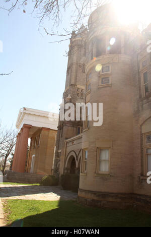 Higher Heights Evangelistic Church und Lynchburg Museum in Lynchburg, Virginia, USA Stockfoto