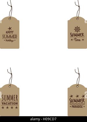 Spezielle Sommer-Etiketten Stock Vektor