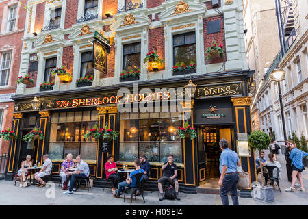 Die Sherlock Holmes Pub in London, England, Vereinigtes Königreich, Mitteleuropa Stockfoto