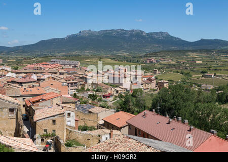 Dächer in San Vicente De La Sonsierra, La Rioja, Spanien, Europa Stockfoto