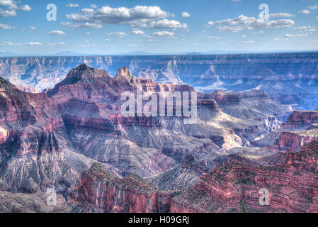 Von Bright Angel Point, North Rim, Grand Canyon National Park, UNESCO World Heritage Site, Arizona, USA, Nordamerika Stockfoto