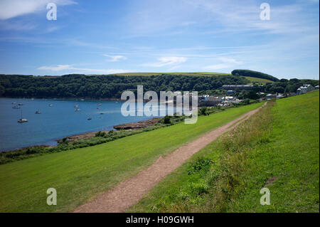 Küstenpfad, Kingsand und Cawsand, Rame Halbinsel, Cornwall, England, United Kingdon, Europa Stockfoto