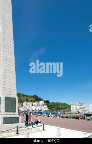 Llandudno Kenotaph Erster Weltkrieg und Krieg-Denkmal in Nord-Wales Stockfoto