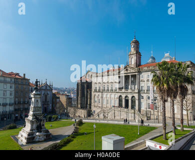 Palácio da Bolsa, Börse Palace, Jardim do Infante Dom Henrique, Porto, Portugal Stockfoto