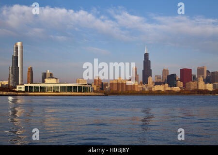 Skyline von Chicago Stockfoto