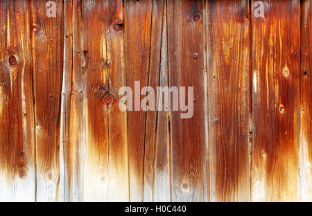 Holzlatte Wand mit detaillierten strukturellen Muster Stockfoto