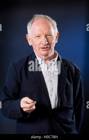 Alan Taylor, der schottische Journalist und Autor, auf dem Edinburgh International Book Festival. Edinburgh, Schottland. 26. August 2016 Stockfoto