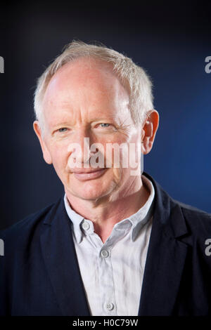 Alan Taylor, der schottische Journalist und Autor, auf dem Edinburgh International Book Festival. Edinburgh, Schottland. 26. August 2016 Stockfoto