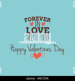 Happy Valentinstag Stock Vektor