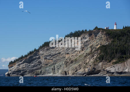 Forillon Nationalpark Gaspé, que, am 27. August 2016. Stockfoto