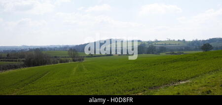 Blick von der Greenway Stratford-upon-Avon Stockfoto