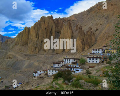 Dhankar Dorf (Spiti Valley) Stockfoto