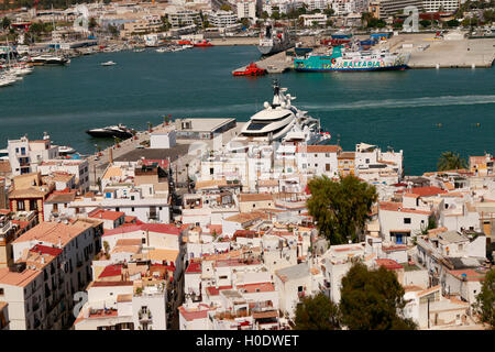 Ibiza-Stadt, Ibiza, Spanien. Stockfoto