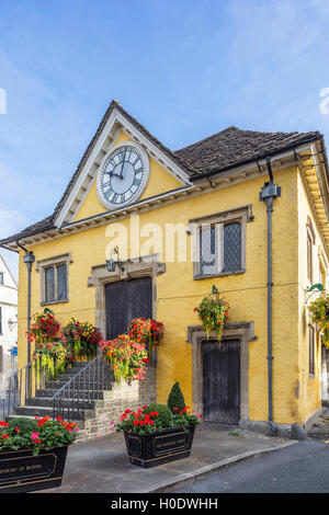 Der Markt Haus (1665), Tetbury, Gloucestershire, England, UK Stockfoto