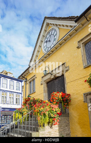 Der Markt Haus (1665), Tetbury, Gloucestershire, England, UK Stockfoto