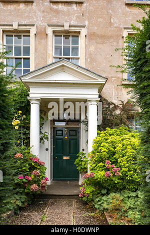 Cotswold Stone, georgianischen Stadthaus, Cirencester, Gloucestershire, England, UK Stockfoto