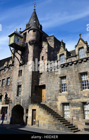 Canongate Tolbooth auf der Royal Mile, Edinburgh, Schottland Stockfoto