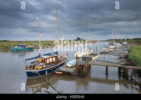 Blick vom Walberswick über den Fluß Blyth. Suffolk, England, Vereinigtes Königreich Stockfoto