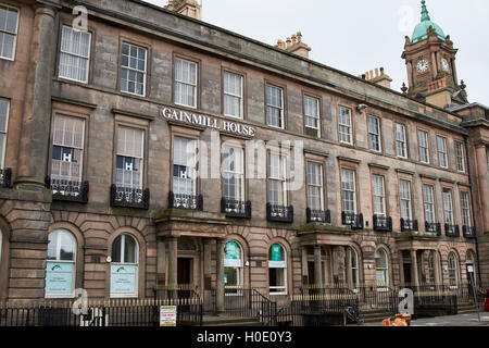 Gainmill Haus Hamilton Square Birkenhead Merseyside UK Stockfoto