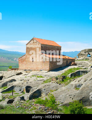 Uplistsulis Eklesia, Fürsten-Kirche auf dem Felsen. Uplistsikhe, Georgien Stockfoto