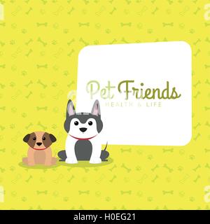 Tierhandlung Hintergrund Stock Vektor