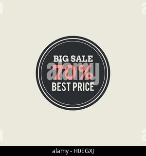 Big Sale Etikett Stock Vektor