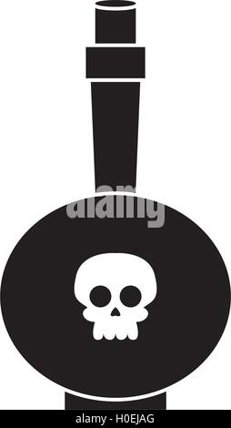Halloween-Silhouette-Symbol Stock Vektor