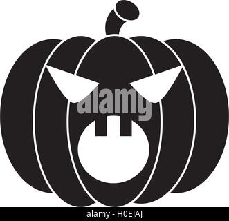 Halloween-Silhouette-Symbol Stock Vektor