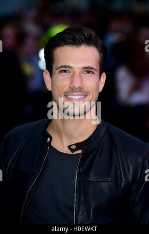 Danny Mac Teilnahme an der Uraufführung von The Girl On The Train am Leicester Square, London. PRESSEVERBAND Foto. Bild Datum: Dienstag, 20. September 2016. Bildnachweis sollte lauten: Ian West/PA Wire. Stockfoto